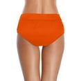 thumbnail image 5 of Dresfit Leakproof Period Bikini Bottom for Teens & Women - Absorbent High Waisted Swimming Trunks Orange M, 5 of 5