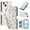A, variant on Decase for iPhone 13 Mini Wallet Case with Card Holder,Fashion PU Leather Phone Case,Flip Flower Pattern Cover,Shockproof TPU Inner Shell,B