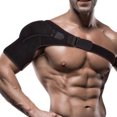 thumbnail image 3 of MasteelfCA Men Shoulder Brace Adjustable Shoulder Strap Workout Shoulder Support (Black), 3 of 8