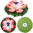 thumbnail image 2 of Solar Pond Lights , Floating Lotus Flower Solar Powered Pool Lights Garden Pond Solar Lily Flower Lights, 2 of 7