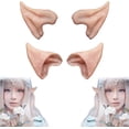 thumbnail image 1 of HOMEYA Orejas de Elfo Disfraces de Halloween Cosplay Puntas de Oreja Prótesis Puntiagudas Regalo de Cosplay de Navidad para Mujeres Niños Adolescentes Hombres (2 Pares), 1 of 3
