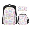 thumbnail image 1 of Balery Easter Colorful Rabbit Mochila Escolar 3 en 1 para Niños - Mochila Resistente con Lonchera Térmica y Estuche - Mochila Escolar para Niños y Niñas, 1 of 7