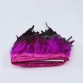 thumbnail image 4 of Clothing Accessories Multi -Color Rooster Feather Purple Swimming Feather Selvedge, 4 of 4