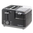 West Bend Multifunctional Breakfast Station, 2-Slice Toaster with Egg Cooker and Meat Warmer, in Black (78500)