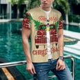 thumbnail image 6 of Lsque Christmas Vintage Red Truck Pattern Mens Polo Golf Shirts Funny Graphics Shorts Sleeve Button Shirts Baseball T-shirt-X-Large, 6 of 7