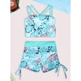 thumbnail image 3 of DPOIS Girls Summer Beach Shorts Athletic Quick Drying Swim Bottoms Trunks Mint Green 6, 3 of 7
