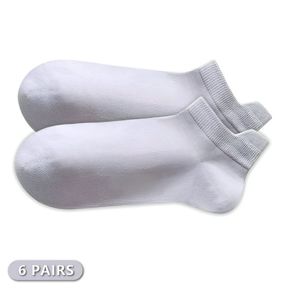 TELOLY 2Pairs Ankle Socks for Women,Nylon Ankle Socks for Women 9-12,Low Cut Socks