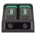 thumbnail image 3 of Paquete de batería de controlador de carga rápida para Xbox, 2 uds., batería recargable de 2650mAh con cargador para Xbox One Series S, 3 of 5