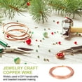 thumbnail image 4 of 99.9% Pure Copper Wire for Jewelry Making, 18 Gauge (1mm) Copper Craft Wire 24.6 Feet, 4 of 7
