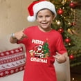thumbnail image 1 of Camiseta con estampado de ciervos de Feliz Navidad para niños, camiseta de traje navideño para niños y niñas, camiseta de manga corta para fiestas, camiseta para niños pequeños para vacaciones, 1 of 5