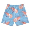 thumbnail image 2 of Kids' Beach Pants Comfortable Swim Trunks Cartoon Shrimps Pattern Shorts for Pool Vacation and Lounge Wear 4T, 2 of 8