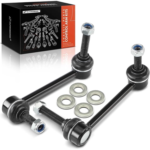 A-Premium 2 x Front Sway Bar End Links Kit, Stabilizer Bar Links Kit, Compatible with Toyota Tacoma Truck 2005-2022, 4WD or RWD, Replace # K80946 K80948