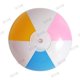 thumbnail image 1 of 厂家直销PVC充气玩具沙滩球儿童卡通球六片彩球西瓜球，笑脸球as the picture Deng Xun unisex, 1 of 2