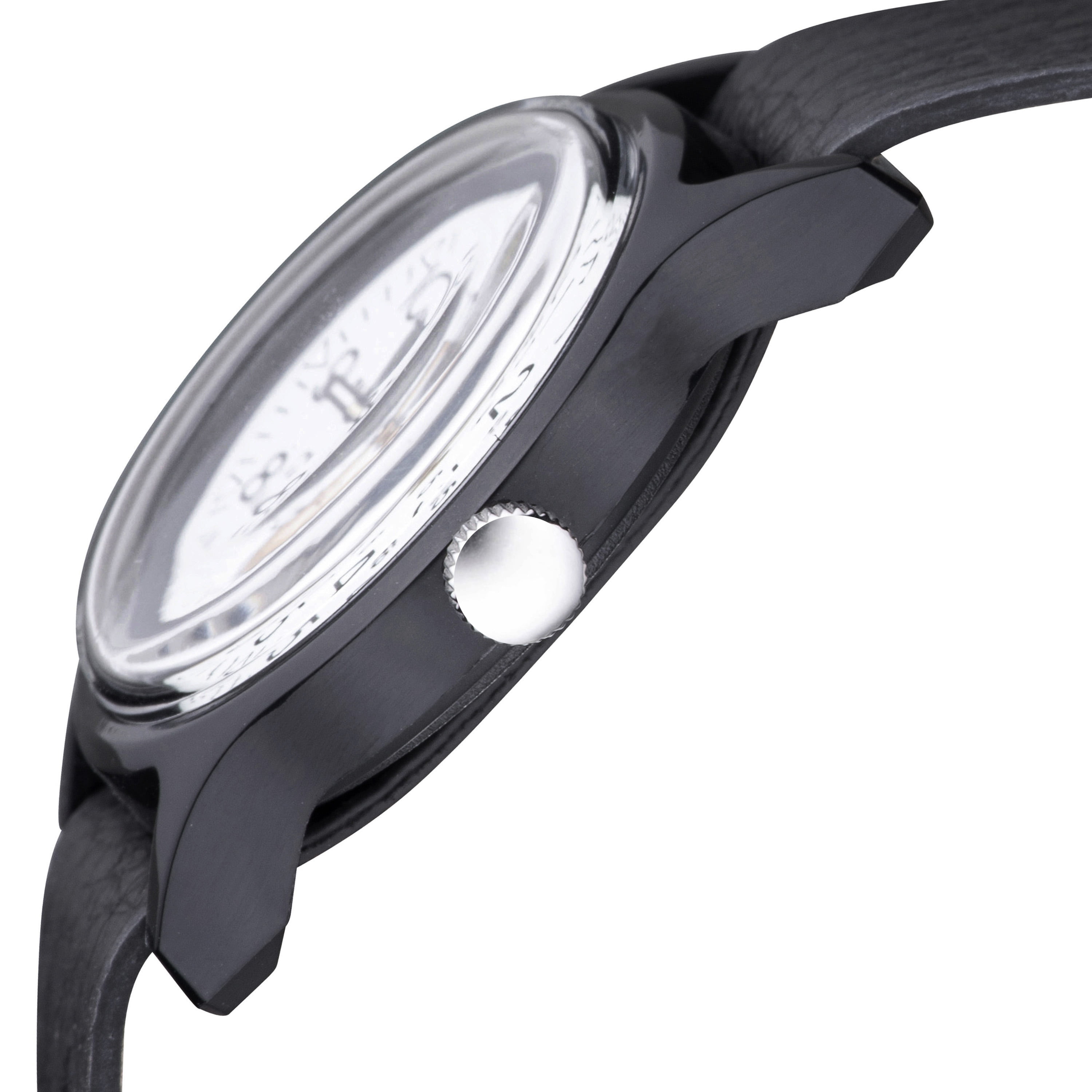 TIMEX Japan Limited Original Camper 29mm Black Leather watch 