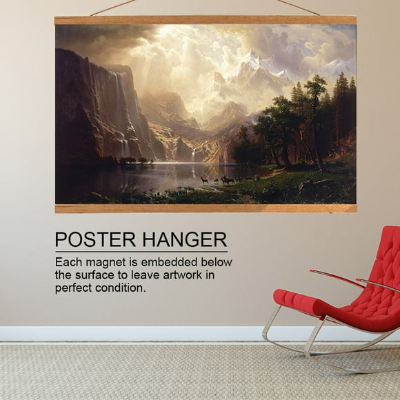 Modern Poster Hanger, Wooden Poster Hanger, for Posters Prints
