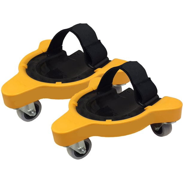 SHELLTON 2pcs Sliding Knee Pads, Tiled Floor Tiles, Beautiful Universal Woodworking Wheels