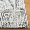 thumbnail image 3 of SAFAVIEH Ebony Abraham Diamond Runner Rug, Grey/Ivory, 2'3" x 9', 3 of 8