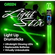 Light Stix LED Light Up Drumsticks - Green