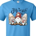 thumbnail image 4 of Inktastic Joy to the World Christmas Gnomes T-Shirt, 4 of 5