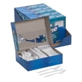 thumbnail image 2 of Dixie CM168 Tray with Plastic Forks/Knives/Spoons Combo Pack - White (1008/Carton), 2 of 6