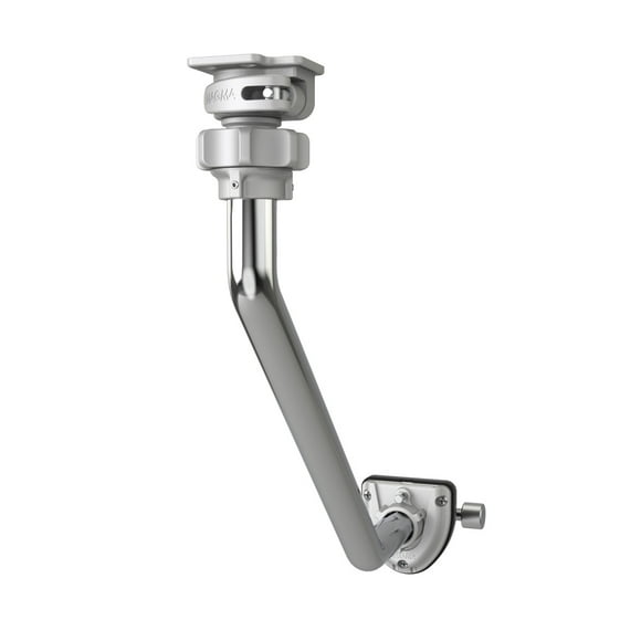 Magma Barbeque Grill Bumper Mount T10-343 Use To Attach Grill To Bumper Hitch; Silver; Stainless Steel Tubing And Aluminum Components; With Arm And Receiver Plate