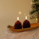 thumbnail image 4 of Vela de Aromaterapia con Forma de Piñas Navideñas, Cera de Soja, Iluminación, Decoración de Escenas, 4 of 7