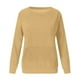 thumbnail image 5 of Sudaderas de otoño,Blusa holgada de manga larga para mujer, de poliéster, informal, con bolsillos, para uso diario y en casa, sopatenor, 5 of 7
