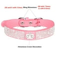 thumbnail image 7 of Small Dog Collar with Crown Rhinestone, Pretty Glitter Crystal Jewel Bling Sparkly Diamond Puppy Collars for XXS XS Small Medium Large Pet Girls Dogs Female Cats Kitten, 7 of 7
