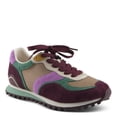 thumbnail image 3 of PATRIZIA FIODH Women’s Retro Fashion Sneaker – Mixed Material Lace-Up with Cushioned Insole, 3 of 9