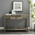 thumbnail image 4 of Table Console d'Entrée Style Campagnard en Bois 48 Pouces - Gris Lavé, 4 of 9