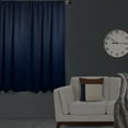 thumbnail image 3 of Your Chair Covers - 42 X 45 Inch Blackout Polyester Curtains with Rod Pocket Navy Blue - 2 Panels, 3 of 3