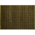 thumbnail image 1 of Ahgly Company Machine Washable Indoor Rectangle Abstract Turquoise Blue Modern Area Rugs, 7' x 10', 1 of 4