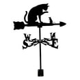 thumbnail image 2 of Weathervanes Weather Vane Metal Weather Vanes Roof Mount Cat And Weathervanes For The Garden Yard Yard Patio Card Slot Easy To Use, 2 of 5