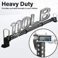 thumbnail image 3 of UEGHNS Car Clothes Hanger Bar, Clothes Rack for Car Telescopic Adjustable 34-54inch Heavy Duty Car Clothes Rack Suitable For Cars Trucks SUVs RVs Toad Trippers RVs. (34-54inch), 3 of 8