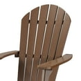 thumbnail image 2 of PolyTEAK King Size Adirondack Chair w/ Durable & Waterproof Material, Brown, 2 of 5