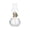Clear, variant on Glass Kerosene Lamp Style Candle Holder – Clear Glass Candle Lamp with Glass Holder, Vintage Hurricane Candle Holder for Centerpiece, Mantel, Dining Table & Farmhouse Home Decor