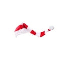 thumbnail image 3 of xiaxaixu Christmas Unisex Clown Cap, Stripe Pattern Elf Hat Costume Props, 3 of 3