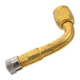 thumbnail image 1 of SEWACC Vacuum Gauge Hvac Tire Valve Extension Adapter Brass Golden 1Pcs, 1 of 8