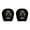 typeF, variant on 2PC Universal Funny Face Car Headrest Covers - Stretch Fabric Seat Headrest Protectors with Humorous Prints, Decorative Interior Accessories for Cars, SUVs & Trucks