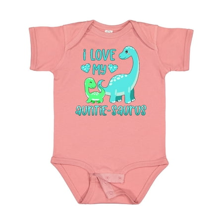 

Inktastic I Love My Auntie-saurus Cute Brontosaurus Family Gift Baby Boy or Baby Girl Bodysuit