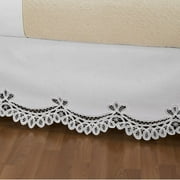 Hometrends Battenberg Lace White Bed Skirt, 1 Each