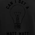 thumbnail image 3 of CafePress - Can I Get A Watt Watt Women's Dark Pajamas - Women's Short Sleeve Print T-Shirt and Pants Dark Cotton Pajama Set, 3 of 7