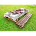 thumbnail image 1 of Floral Outdoor Tablecloth, Romantic Rose Petals Bouquet Bridal Wedding Themed Nostalgic Blooms in Mixed Colors, Decorative Washable Fabric Picnic Tablecloth, 58 X 104 Inches, Multicolor, by Ambesonne, 1 of 2