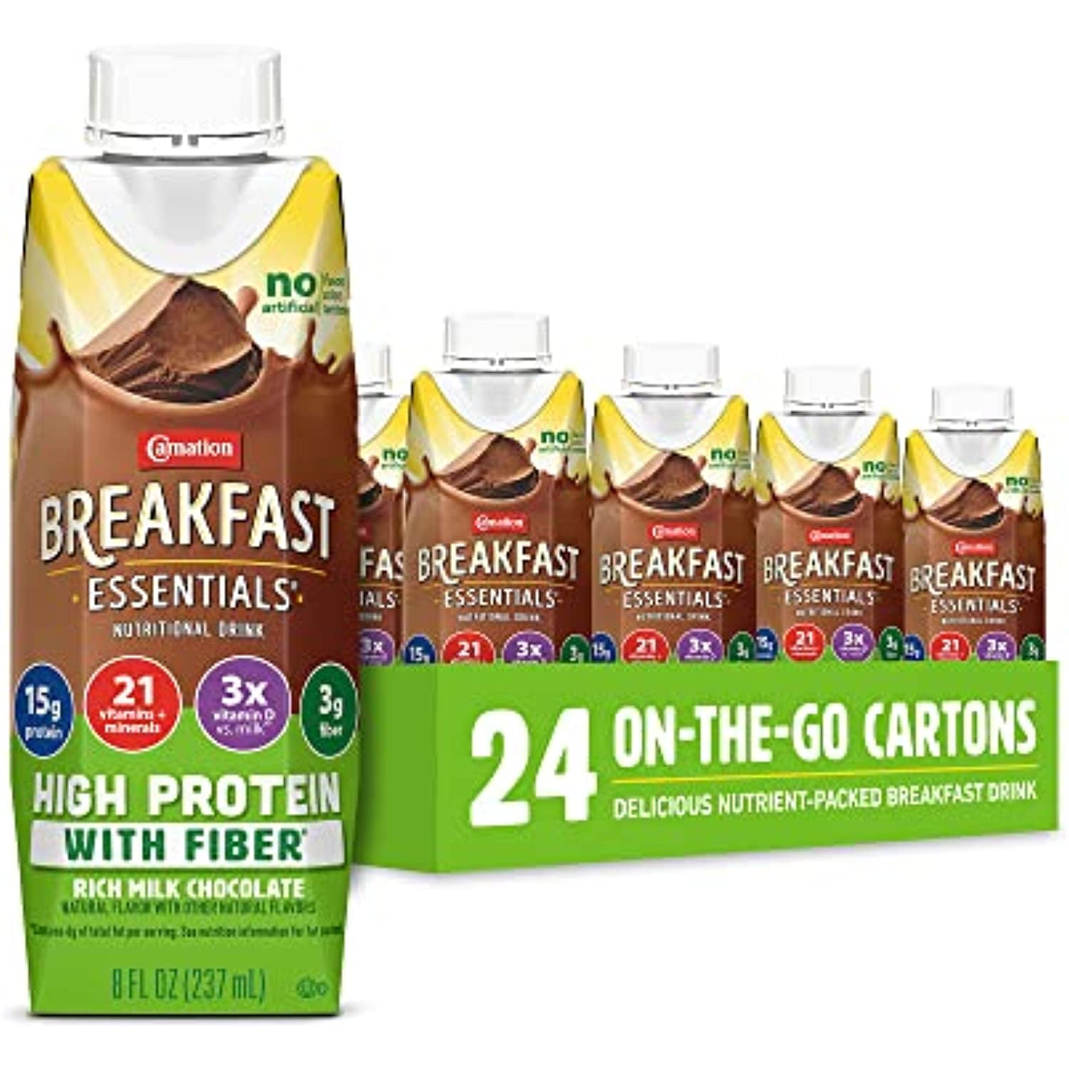 Carnation Breakfast Essentials High Protein With Fiber ReadyToDrink