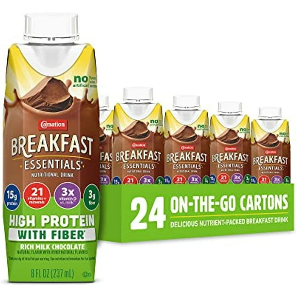 Carnation Breakfast Essentials High Protein With Fiber ReadyToDrink