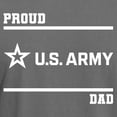 thumbnail image 3 of CafePress - Proud Army Dad White T Shirt - Mens Comfort Colors Shirt, 3 of 5