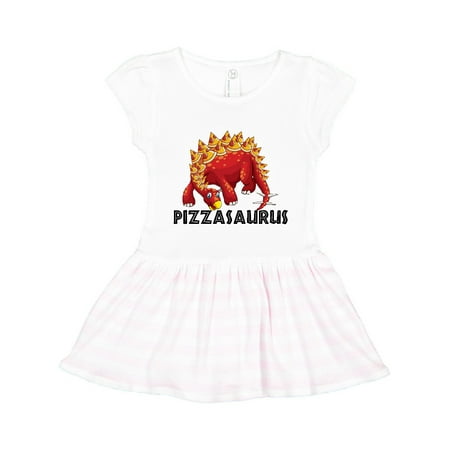 

Inktastic Pizzasaurus Gift Toddler Girl Dress