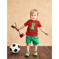 thumbnail image 7 of Tstars Boys Unisex Valentine's Day Shirts for Kids Love Valentine's Day Dinosaur t-shirts I Love You This Much T Rex Gift Idea for Boy Toddler Kids T Shirt, 7 of 7