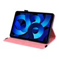 thumbnail image 5 of Jiahe Cover for Apple iPad 10th Generation Case with Pencil Holder, 2022 iPad 10.9 Inch Case, Embossed PU Leather Shockproof Folio Stand Shell Slim Cover Case for iPad A2757 A2777,Pink, 5 of 6