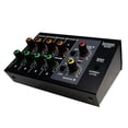 thumbnail image 2 of Mezclador de audio de 8 canales Micrófono Consola de pla de sonido compta portátil Mezclador pequeño para escenario Karaoke DJ, 2 of 8